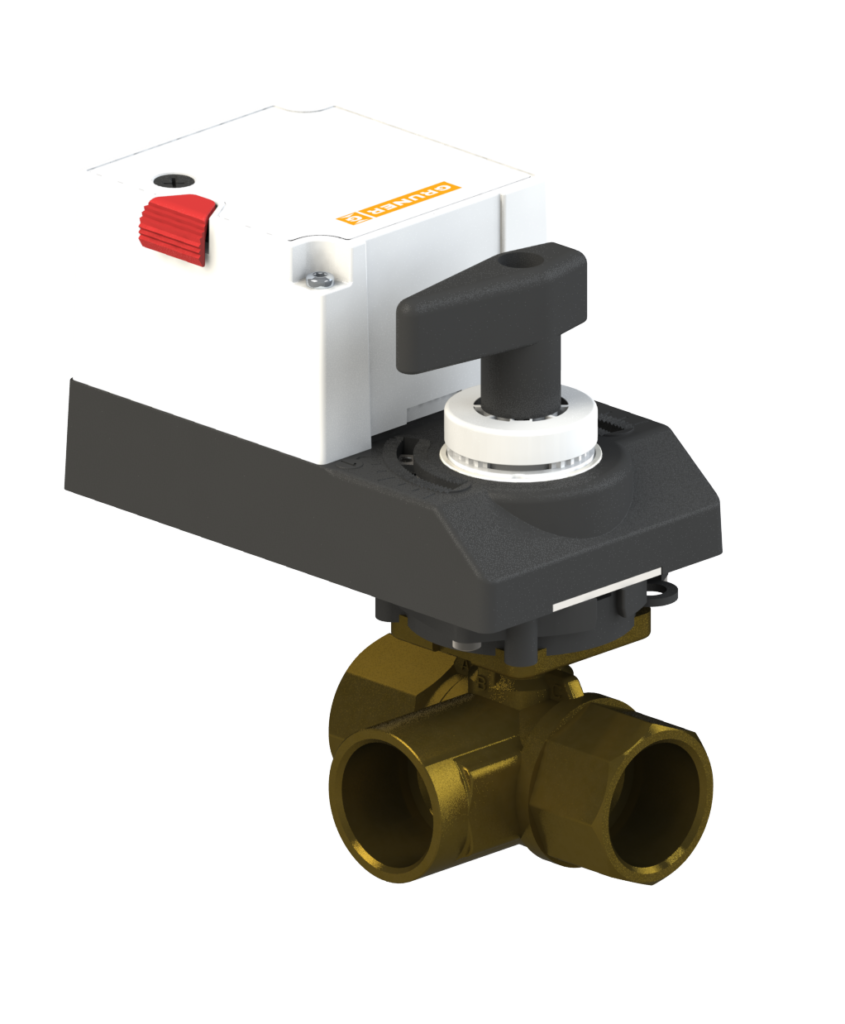 Válvula de 3 vias de controle DN40 (1 1/2″)
