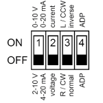 Diagrama técnico de conexões do atuador para damper 225C-024T-05 mostrando sinais de controle 0-10V, 4-20mA, feedback e alimentação 24VAC/DC