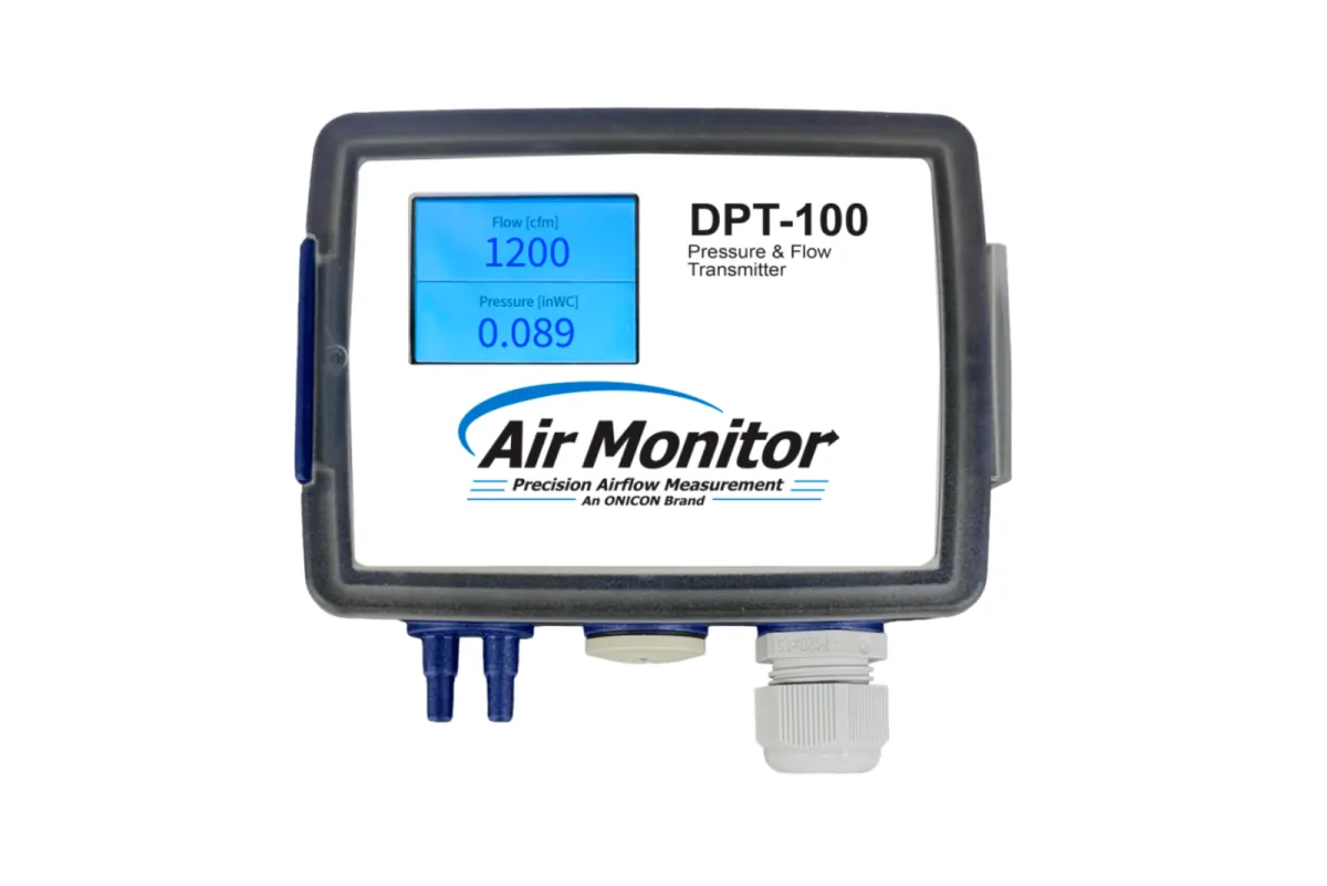 DPT-100: Transmissor de Pressão e Vazão para Ar