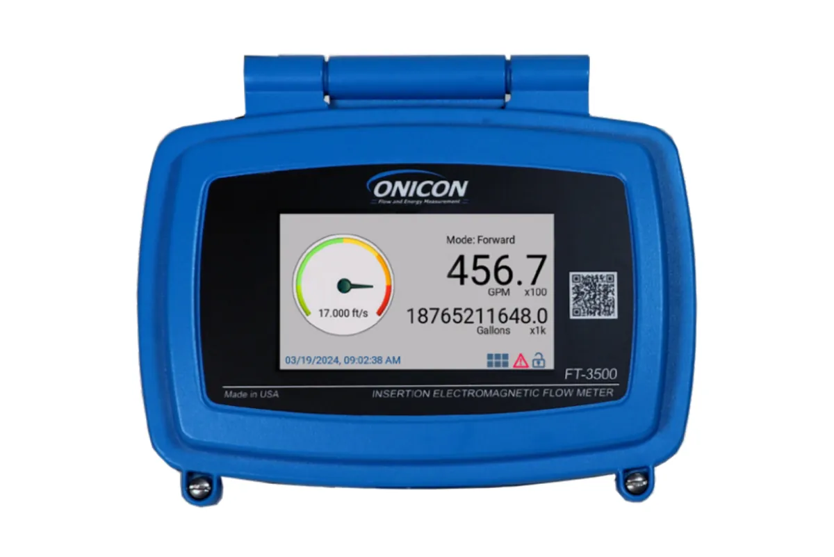 Série FT-3500: Medidores de vazão eletromagnéticos - Onicon