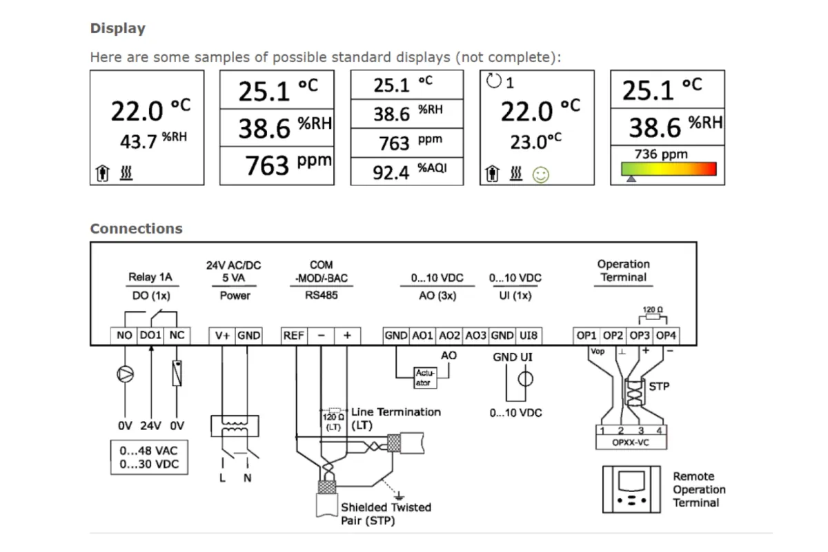 SRD2-THP-411.103: Controlador Vector – Pressão Diferencial para Automação Predial