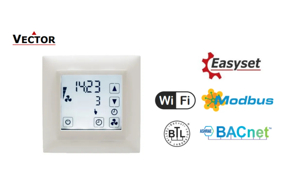 TRI2-FA-TH-221.202C: Controlador Vector – Sensor de Temperatura e Umidade